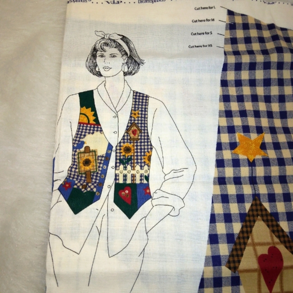 FABRIC VIP Dream Spinners Springtime Vest Cut-and-Sew panel